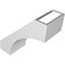 Ekena Millwork 5 1/2-in. W x 12-in. D x 12-in. H Westlake Architectural Grade PVC Knee Brace BRCP055X12X12WTL - alternate 6